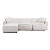 Travie 4-Piece Modular Sectional - White Sand