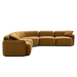Travie 5-Piece Modular Large L-Sectional - Honey