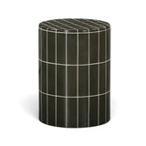 Tatiana Round Concrete Indoor/Outdoor Side Table - Forest Green