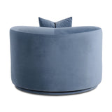 Fickle Swivel Accent Chair - Bluestone