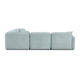 Travie 5-Piece Modular L-Sectional - Sea Blue