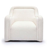 Charli Performance Swivel Chair - Off-White