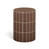 Tatiana Round Concrete Indoor/Outdoor Side Table - Terracotta