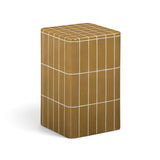 Tatiana Square Concrete Indoor/Outdoor Side Table - Ochre