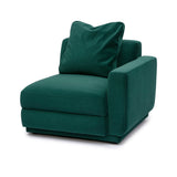 Perry Modular Corner Chair - Deep Green / RAF