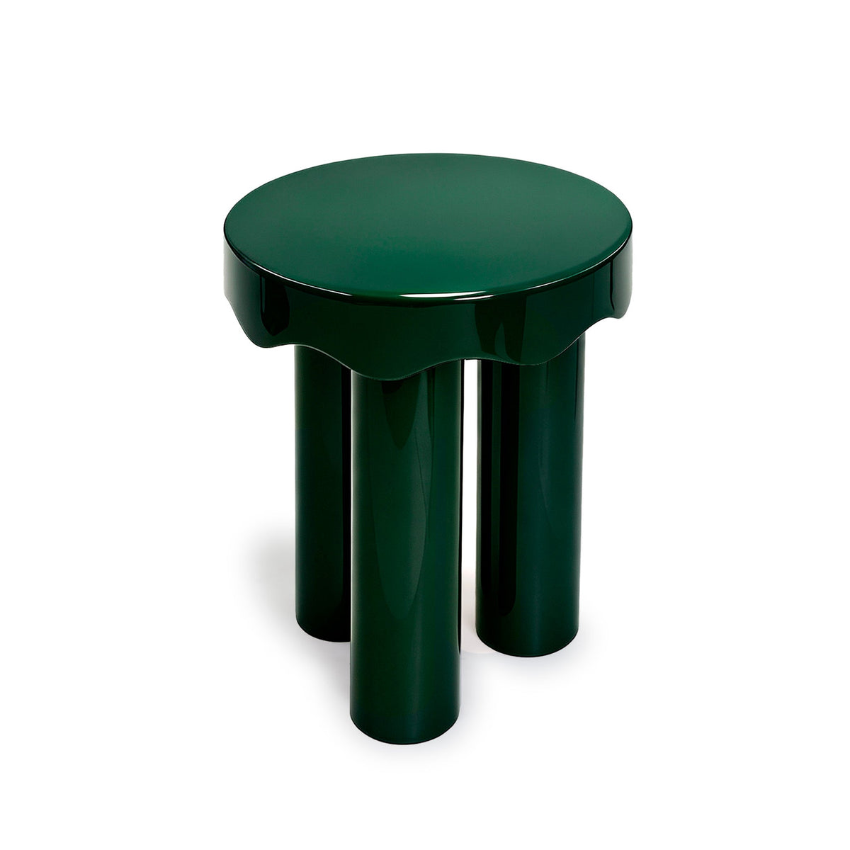 Casper High Gloss Nesting Side Table Set - Green