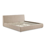 Isla Upholstered Bed - Taupe / King