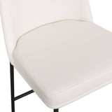 Sydney Performance Vegan Leather Counter Stool - Set of 2 - Cream