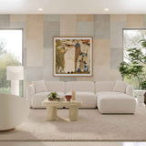 Travie 4-Piece Modular Sectional - White Sand