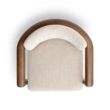 Irma Textured Performance Velvet Dining Chair - Taupe