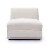 Perry Modular Armless Chair - Cream
