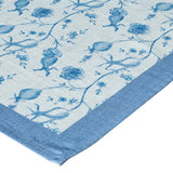 Dolce Natural Cotton Table Cloth - Baby Blue / 70" x 120"