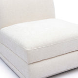 Perry Modular Armless Chair - Cream