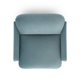Azalea Performance Velvet Accent Chair - Powder Blue