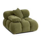 Calliope Performance Modular Corner Chair - Olive Green