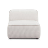 Travie Modular Armless Chair - White Sand