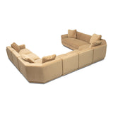 Perry 8-Piece Modular Large U-Sectional - Tan