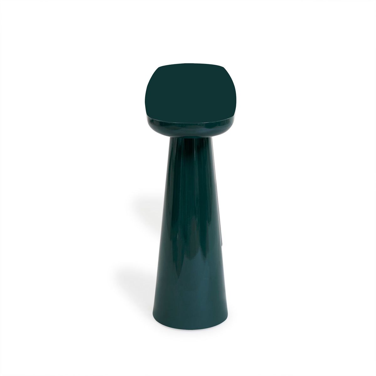 Baila 50" Glossy Lacquer Console Table - Forest Green