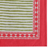 Crissy Cotton Canvas Printed Napkins - Set of 4 - Pink