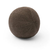 Boba Ball Throw Pillow (9"-14") - Brown / Small