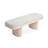 Ollie Upholstered Bench (48"-57") - Neutral Floral / 48"