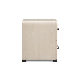 Marissa 22" Ash 2-Drawer Nightstand - Washed Ash