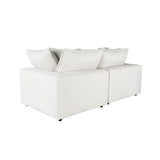 Cali 80" Modular Loveseat - Pearl
