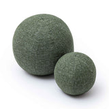 Boba Ball Throw Pillow (9"-14") - Forest Green / Small