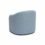 Pamela Tasseled Lounge Accent Chair - Blue