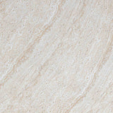 Cynthia Concrete Indoor/Outdoor Side Table - Travertine/Walnut Brown