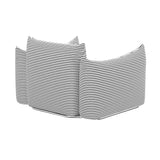 Saint Tropez Stuffed Indoor/Outdoor Armchair - Black
