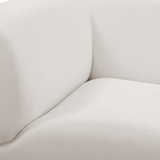 Zenith 8-Piece Contract-Grade Upcycled Fabric Modular U-Sectional - Cream
