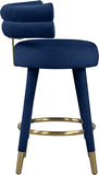 Fitzroy Velvet Upholstered Counter Stool — 798-C - Blue - 798Navy-C alternate view 4