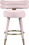 Fitzroy Velvet Upholstered Counter Stool — 798-C - Pink - 798Pink-C alternate view 5