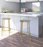 Tyson Iron Counter Stool — 949-C - Gold - 949Gold alternate view 1