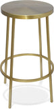 Tyson Iron Counter Stool — 949-C - Gold - 949Gold