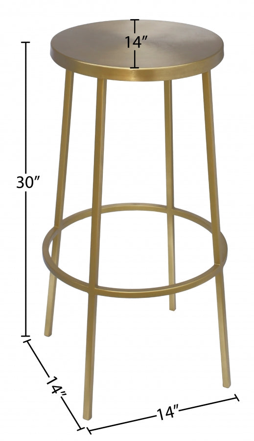 Tyson Iron Bar Stool — 950-C - Gold - 950Gold Dim