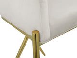 Xavier Velvet Upholstered Counter Stool — 867-C - Cream - 867Cream-C alternate view 5