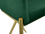 Xavier Velvet Upholstered Counter Stool — 867-C - Green - 867Green-C alternate view 5