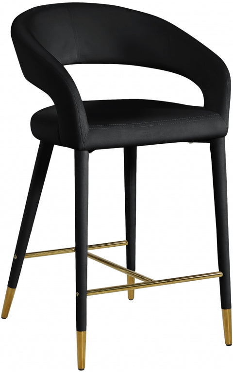 Destiny Velvet Upholstered Stool — 540-C