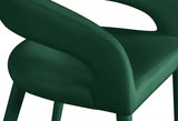 Destiny Velvet Upholstered Stool — 540-C - Green - 540Green-C alternate view 5