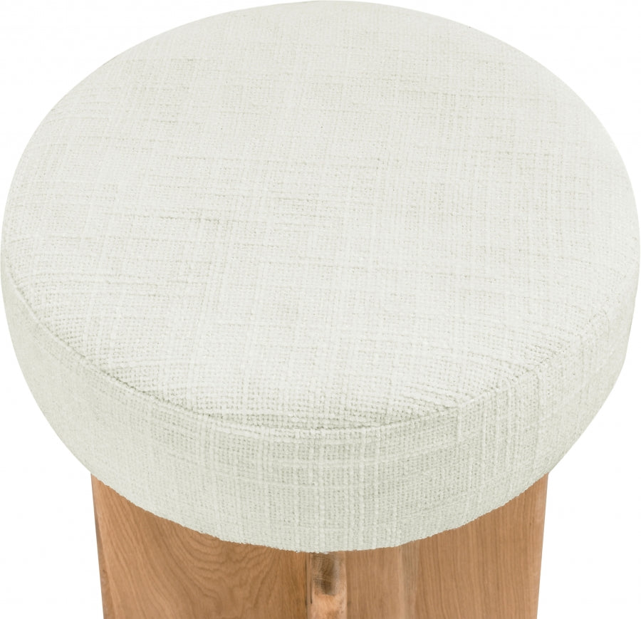 Jasper Boucle Fabric Upholstered Counter Stool — 837Cream-C - Cream - 837Cream-C alternate view 3