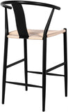 Beck Hand Woven Rope Stool — 894-C - Black - 894Black-C alternate view 5