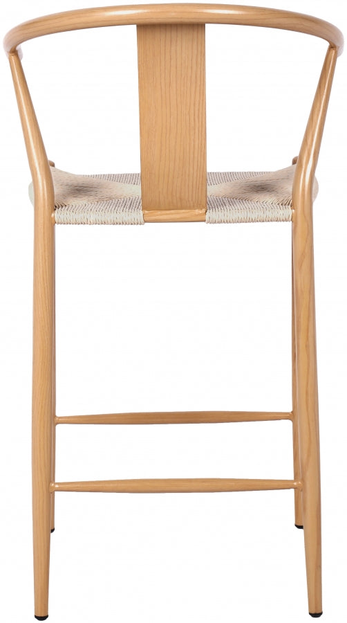 Beck Hand Woven Rope Stool — 894-C - Natural - 894Oak-C alternate view 2