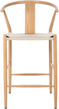 Beck Hand Woven Rope Stool — 894-C - Natural - 894Oak-C alternate view 3