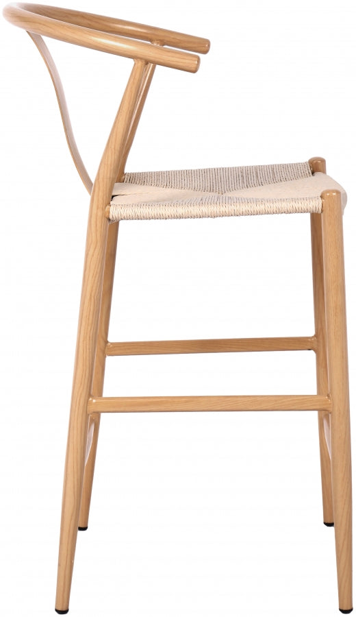 Beck Hand Woven Rope Stool — 894-C - Natural - 894Oak-C alternate view 4