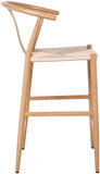 Beck Hand Woven Rope Stool — 894-C - Natural - 894Oak-C alternate view 4