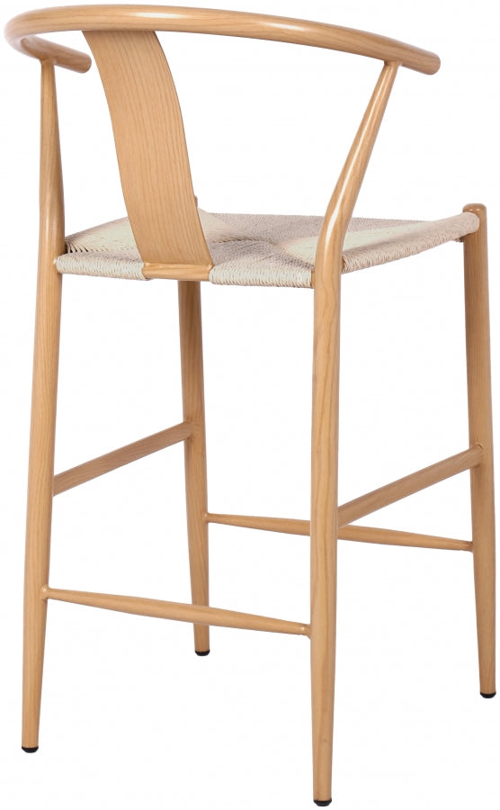 Beck Hand Woven Rope Stool — 894-C - Natural - 894Oak-C alternate view 5