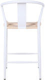 Beck Hand Woven Rope Stool — 894-C - White - 894White-C alternate view 2