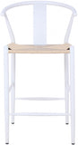 Beck Hand Woven Rope Stool — 894-C - White - 894White-C alternate view 3